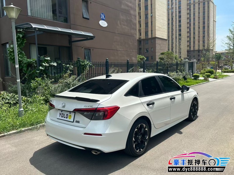 23年本田思域轿车抵押车出售