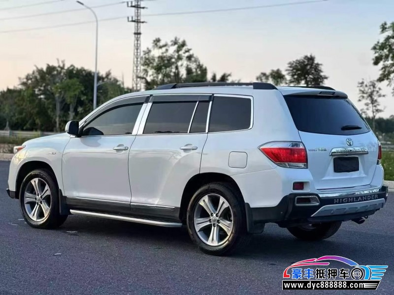 15年丰田汉兰达轿车抵押车出售