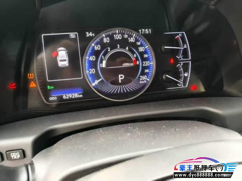 19年雷克萨斯ES轿车抵押车出售