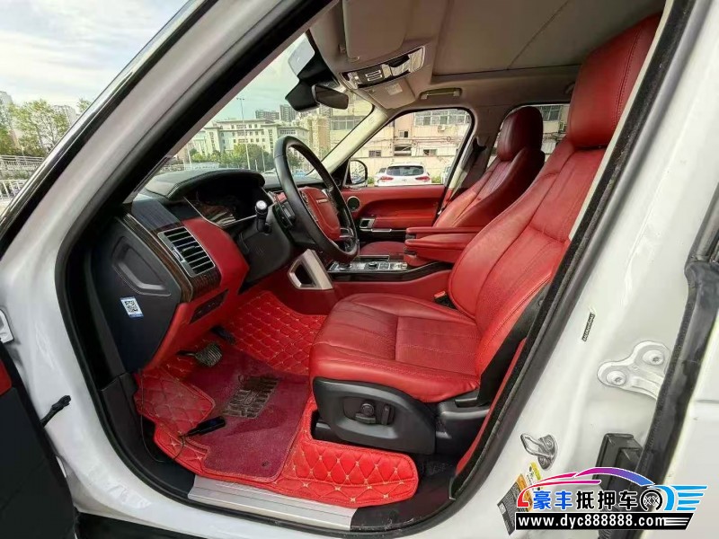 18年路虎揽胜行政轿车抵押车出售