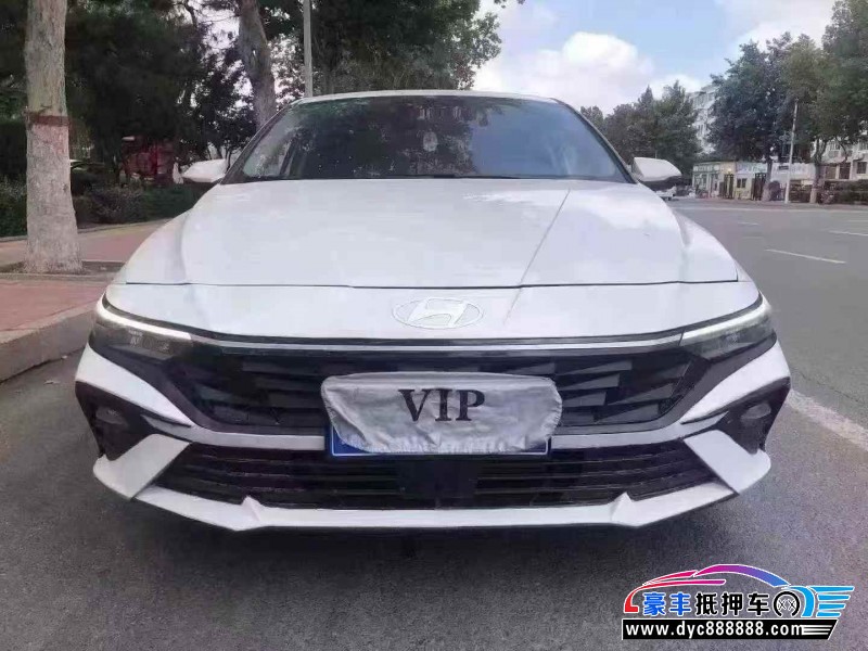 24年现代伊兰特轿车抵押车出售