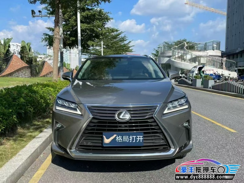 18年雷克萨斯RX轿车抵押车出售