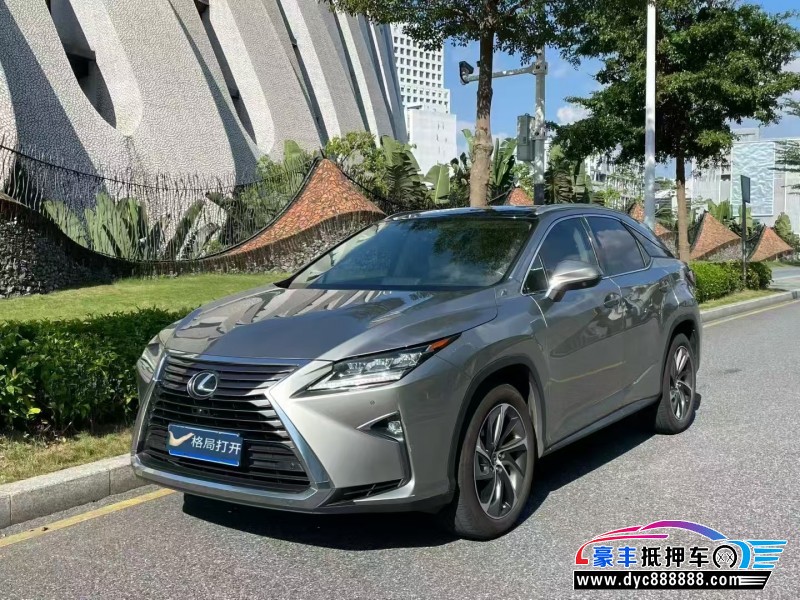 18年雷克萨斯RX轿车抵押车出售