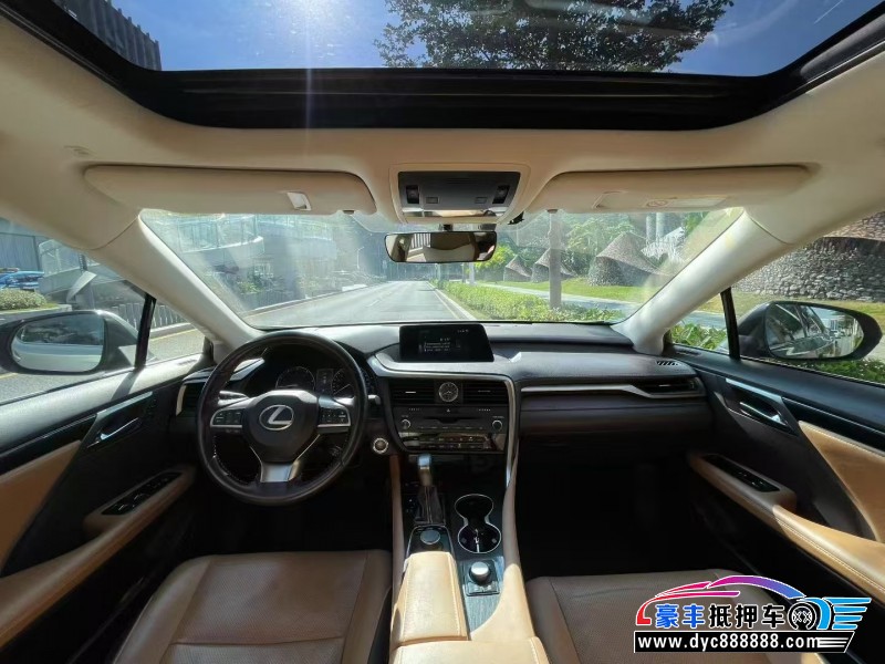 18年雷克萨斯RX轿车抵押车出售