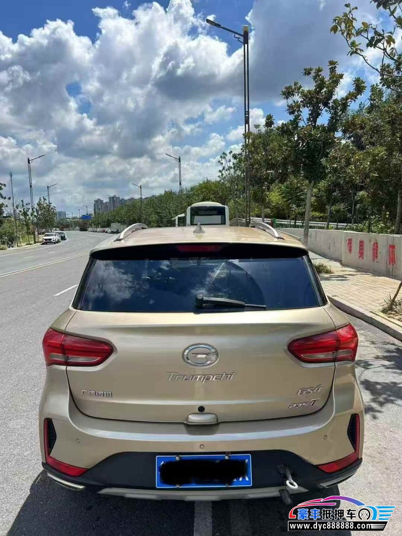 19年传祺GS4轿车抵押车出售