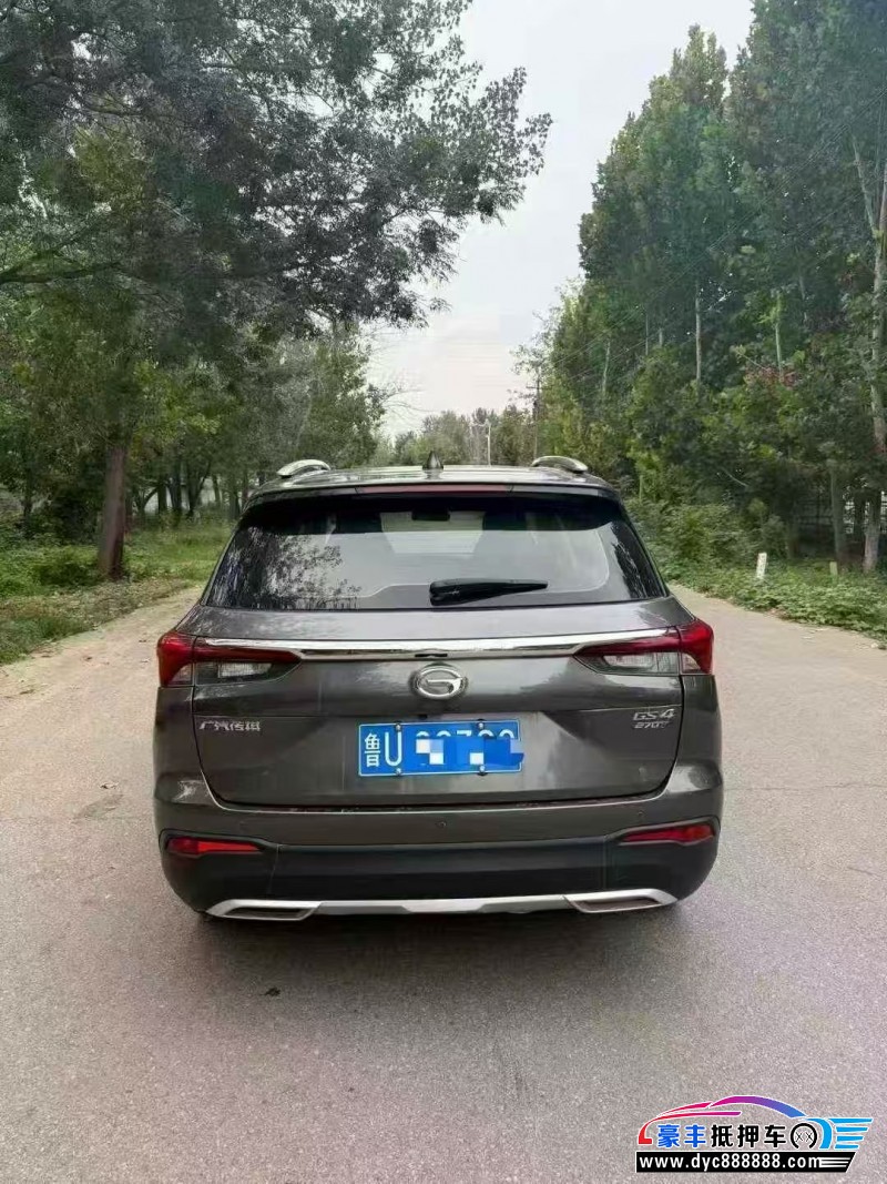 20年传祺GS4轿车抵押车出售