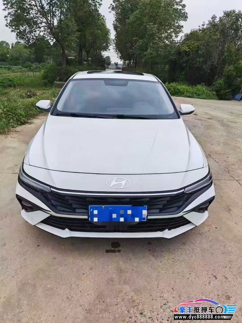 24年现代伊兰特轿车抵押车出售