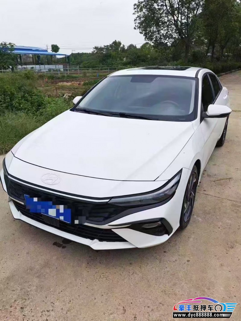 24年现代伊兰特轿车抵押车出售