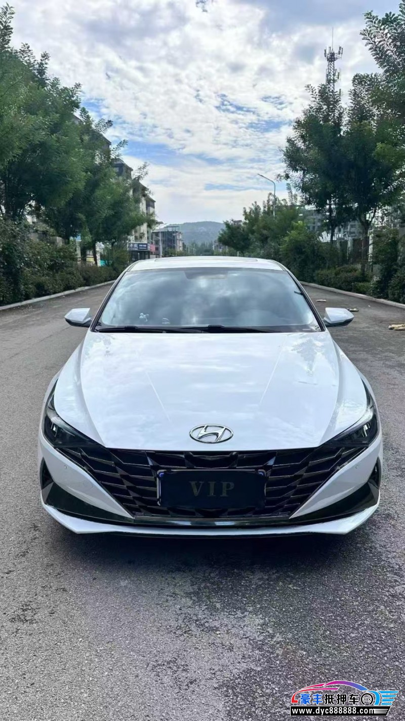 22年现代伊兰特轿车抵押车出售