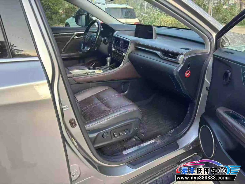 18年雷克萨斯RX轿车抵押车出售