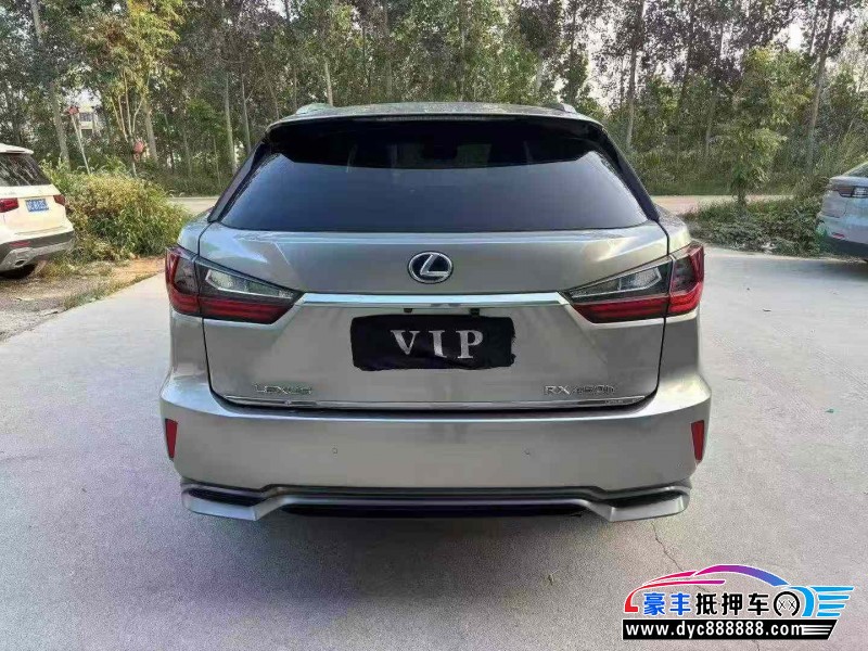18年雷克萨斯RX轿车抵押车出售