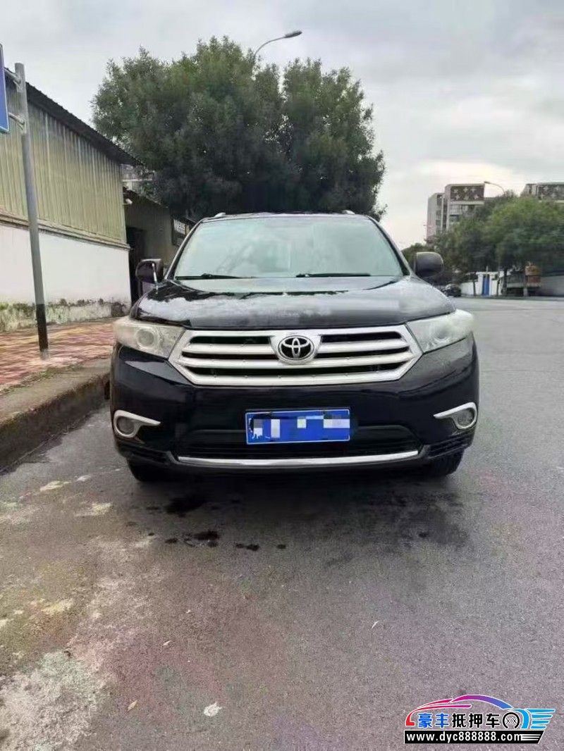 14年丰田汉兰达轿车抵押车出售