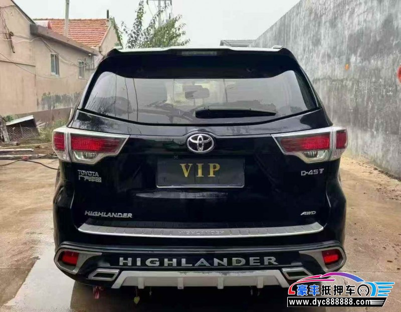 17年丰田汉兰达轿车抵押车出售