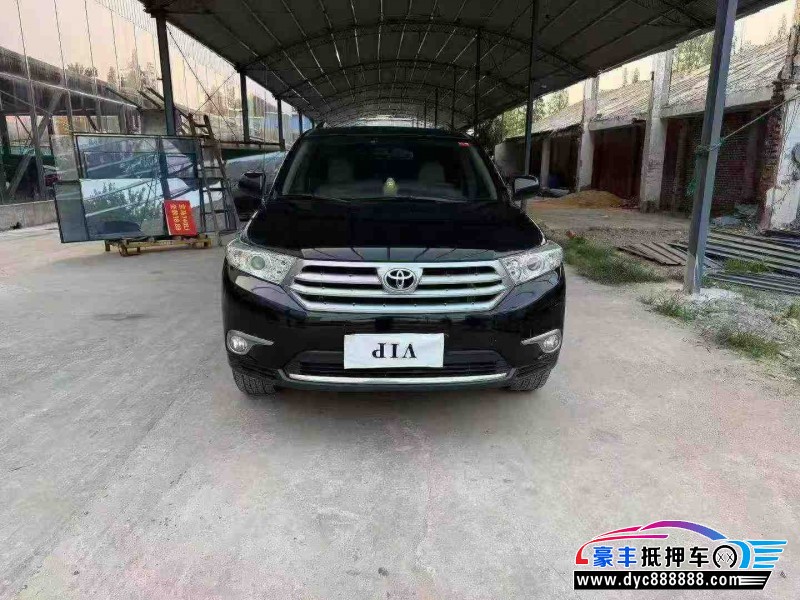 14年丰田汉兰达轿车抵押车出售