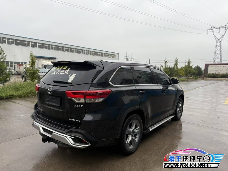 19年丰田汉兰达MPV抵押车出售