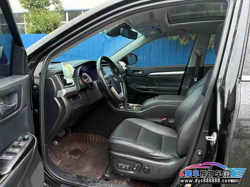 19年丰田汉兰达MPV抵押车出售