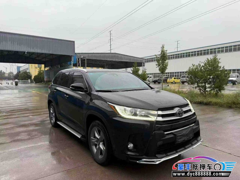 19年丰田汉兰达MPV抵押车出售