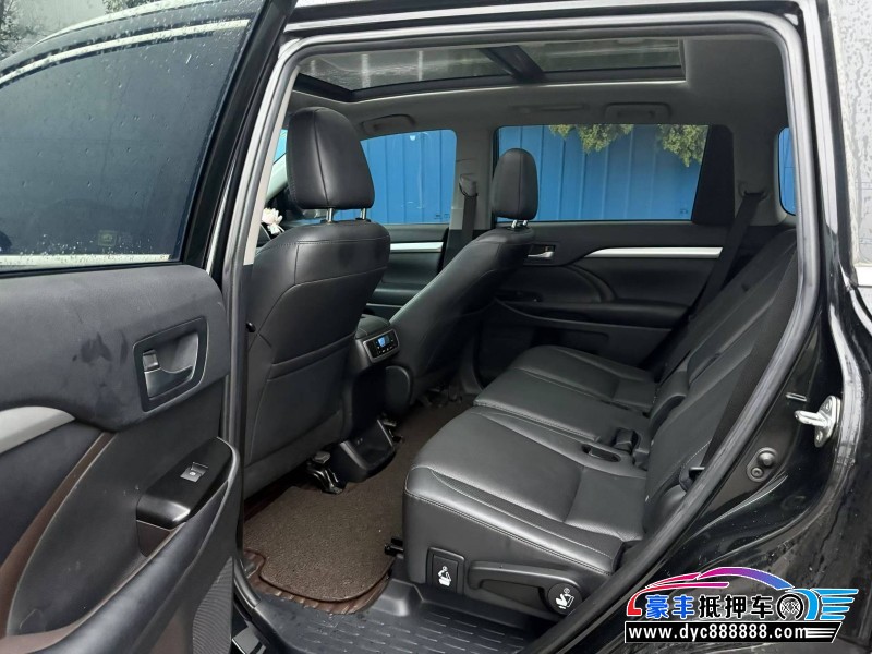 19年丰田汉兰达MPV抵押车出售