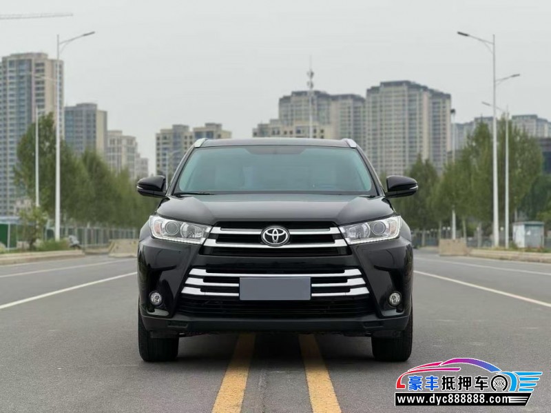 19年丰田汉兰达轿车抵押车出售