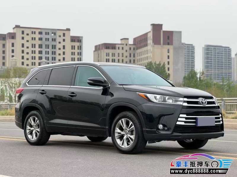 19年丰田汉兰达轿车抵押车出售