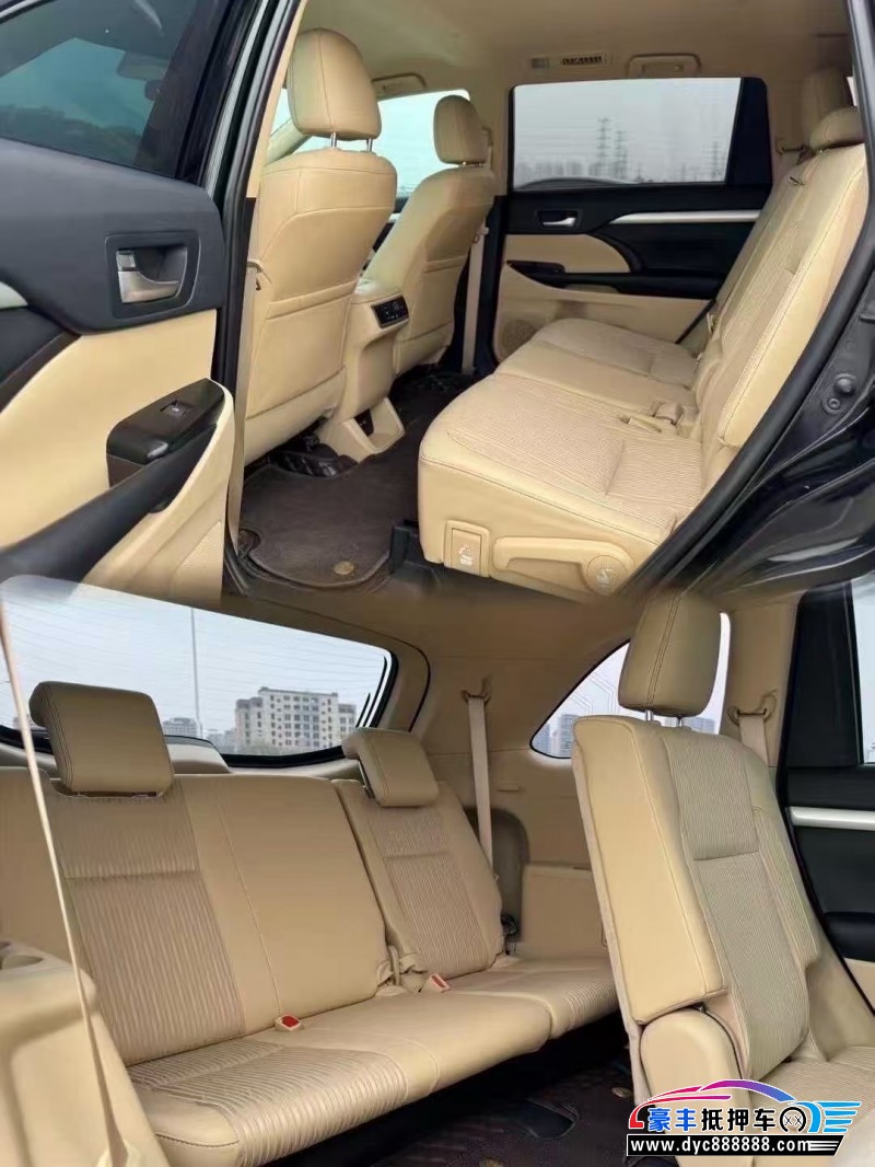 19年丰田汉兰达轿车抵押车出售