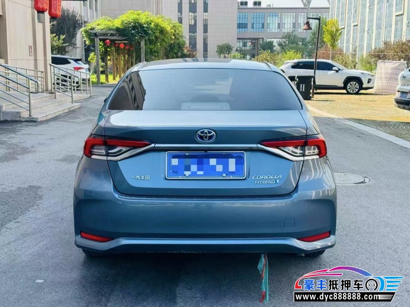 23年丰田卡罗拉轿车抵押车出售