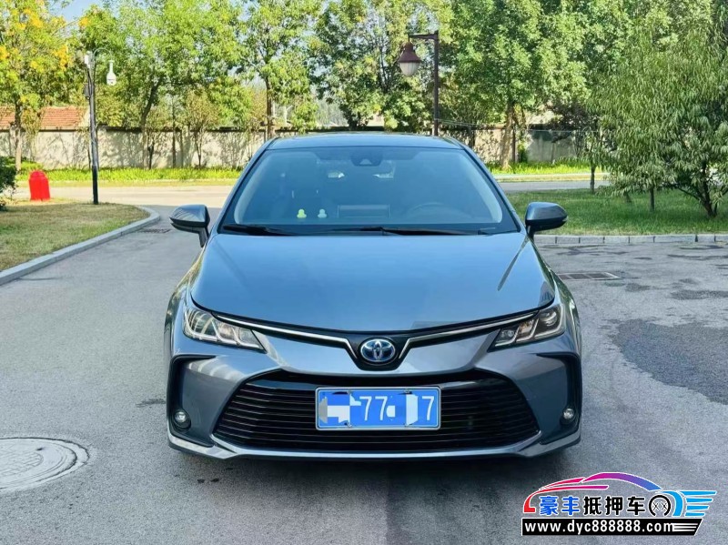 23年丰田卡罗拉轿车抵押车出售
