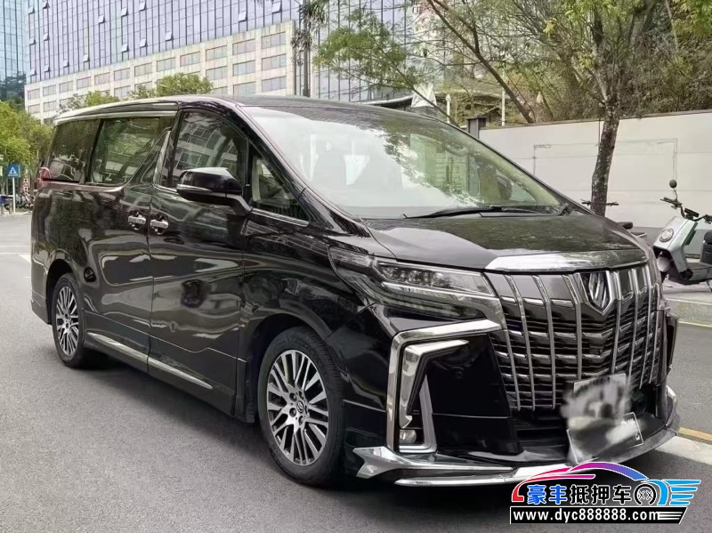 16年丰田埃尔法轿车抵押车出售