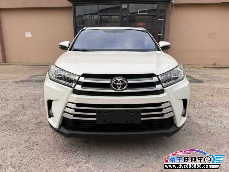 19年丰田汉兰达轿车抵押车出售