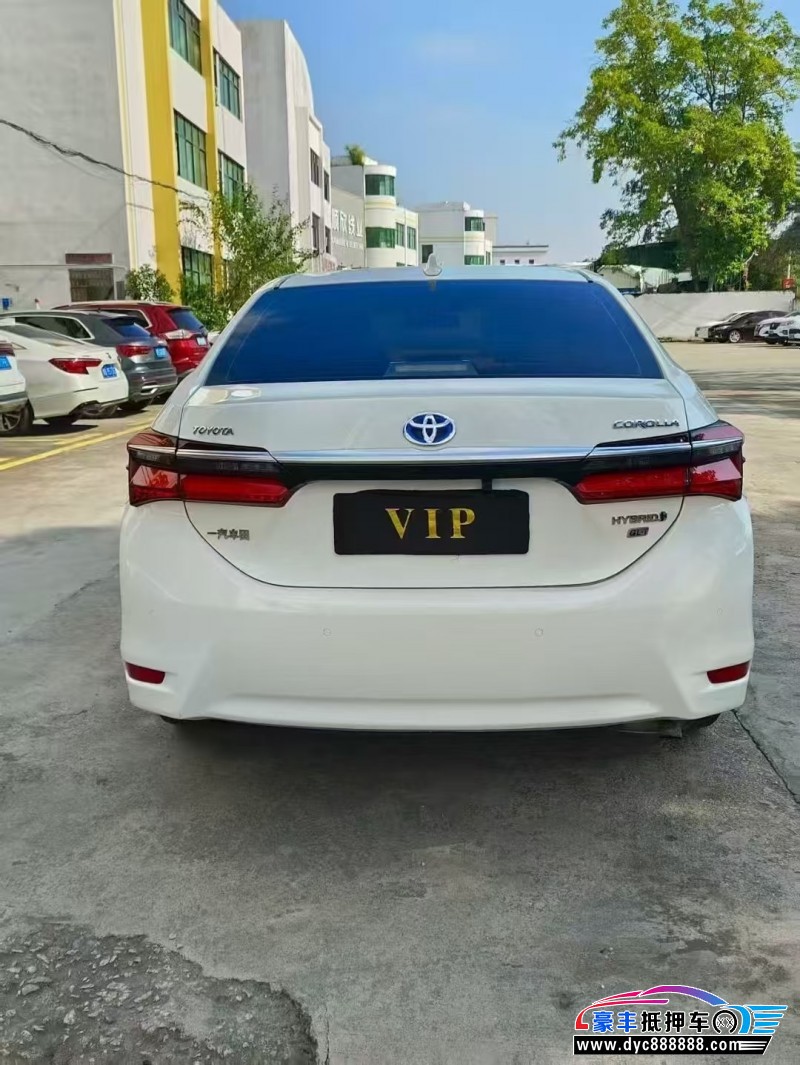 18年丰田卡罗拉轿车抵押车出售