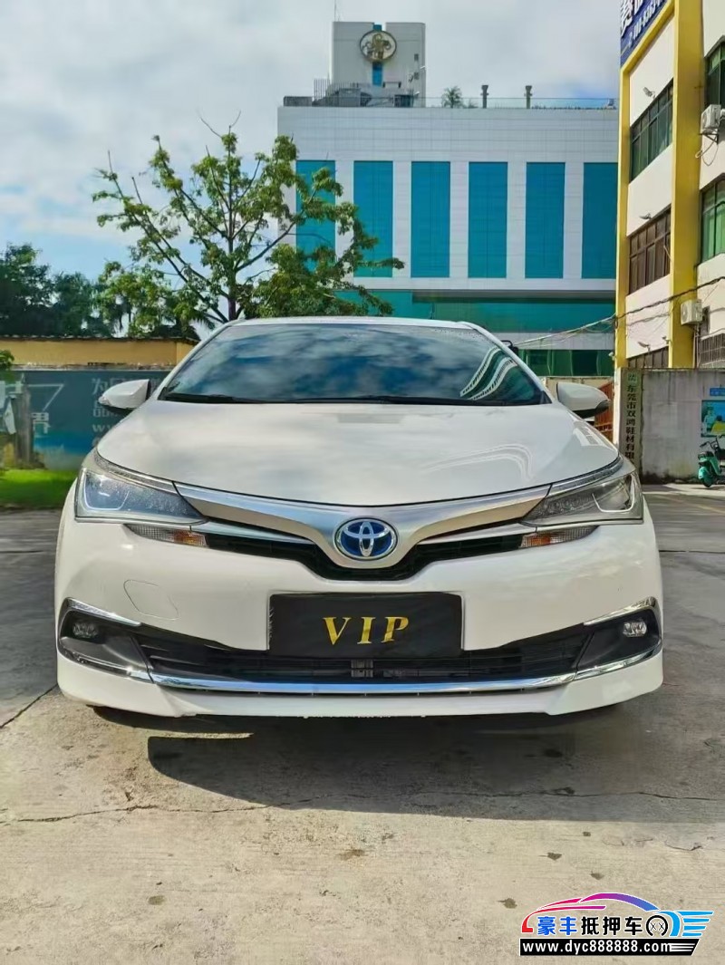 18年丰田卡罗拉轿车抵押车出售