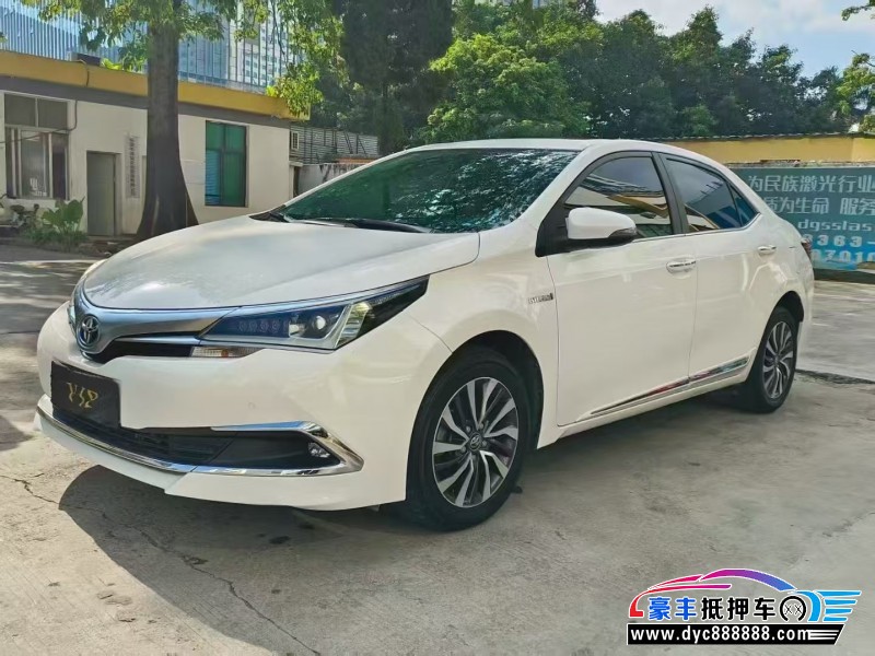 18年丰田卡罗拉轿车抵押车出售