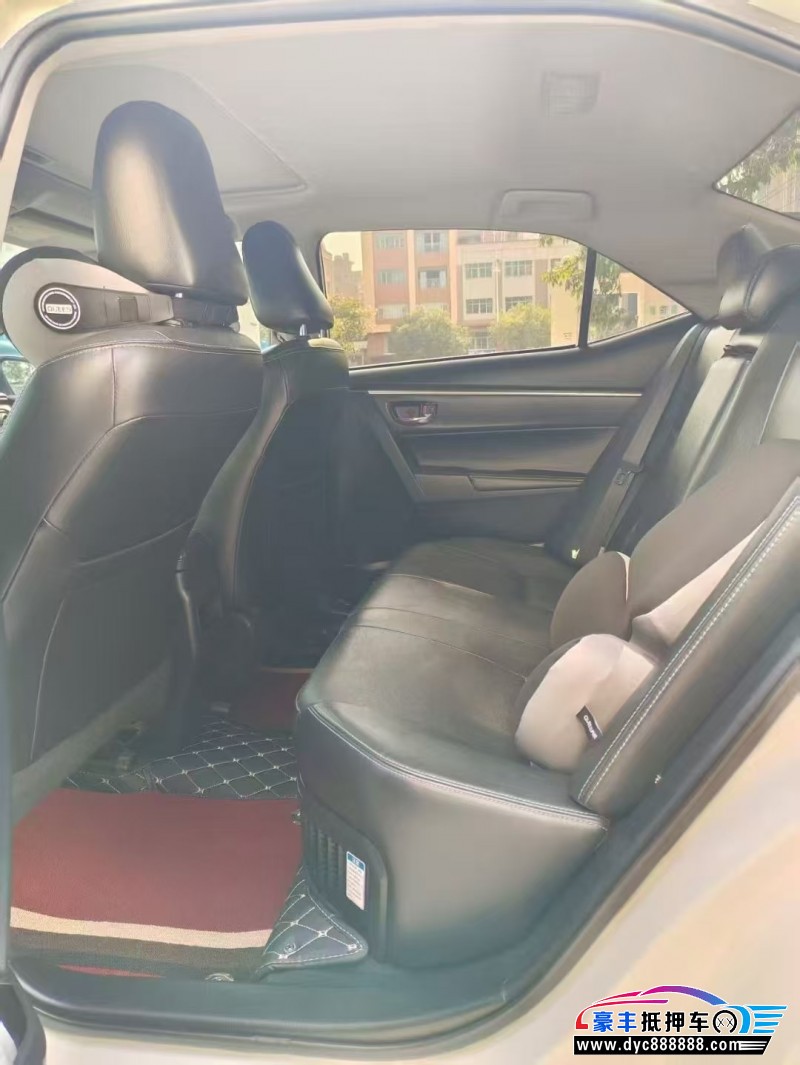 18年丰田卡罗拉轿车抵押车出售