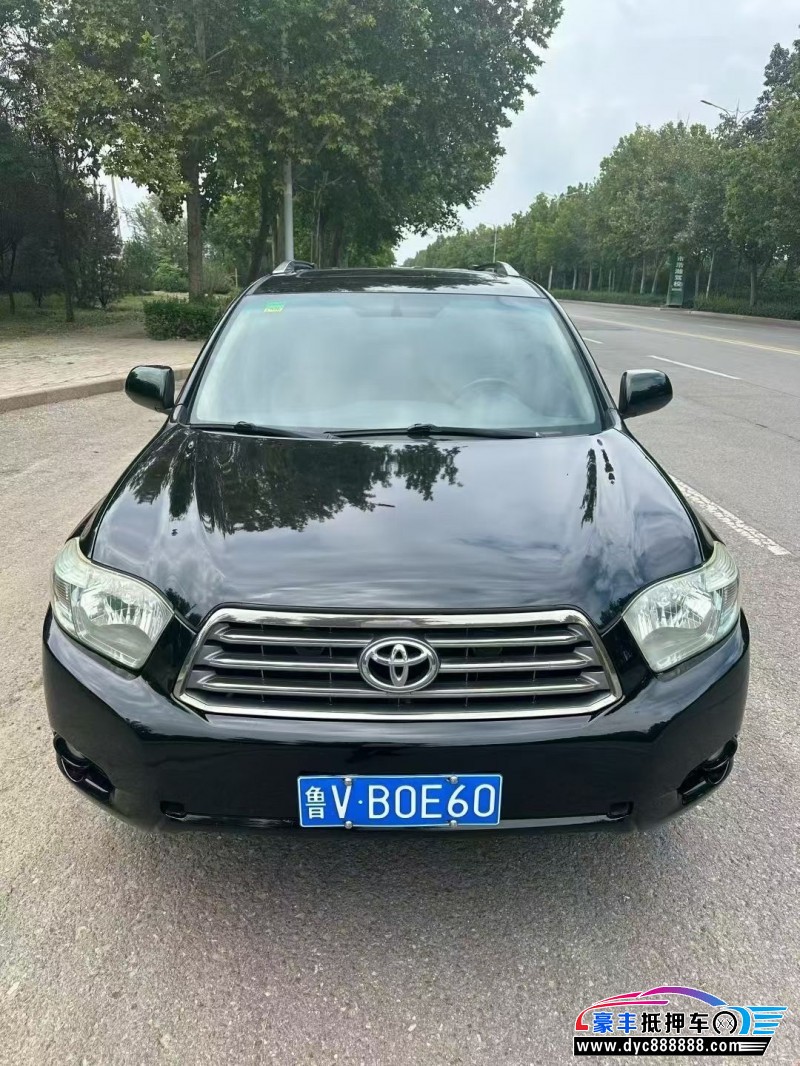 11年丰田汉兰达SUV抵押车出售