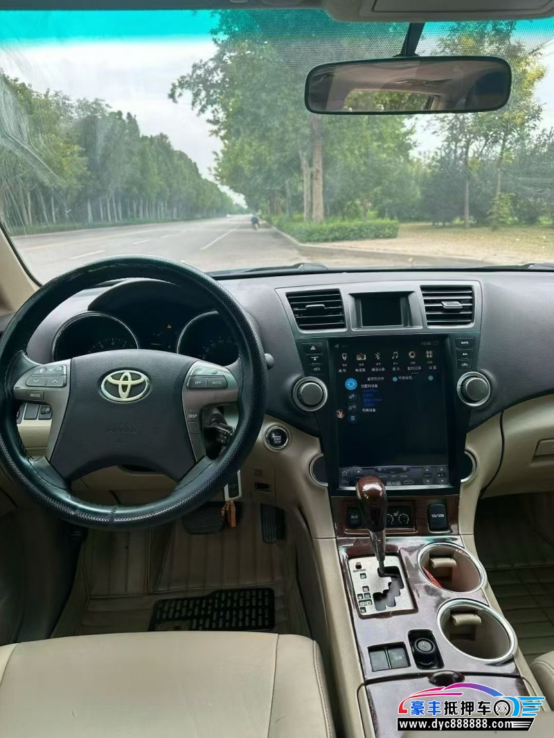 11年丰田汉兰达SUV抵押车出售