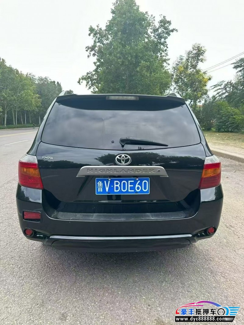 11年丰田汉兰达SUV抵押车出售