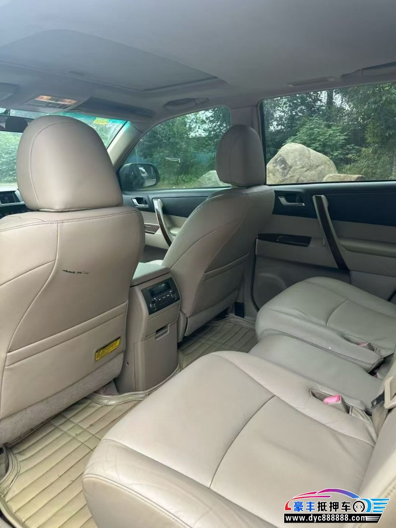 11年丰田汉兰达SUV抵押车出售