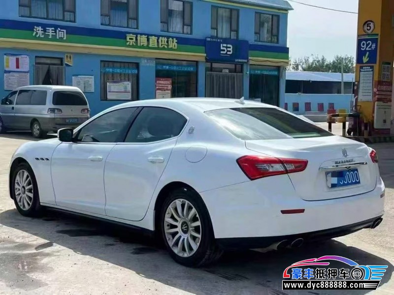 16年玛莎拉蒂Ghibli轿车抵押车出售