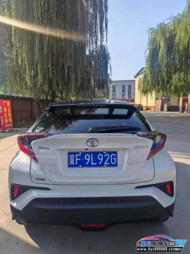 21年丰田奕泽轿车抵押车出售