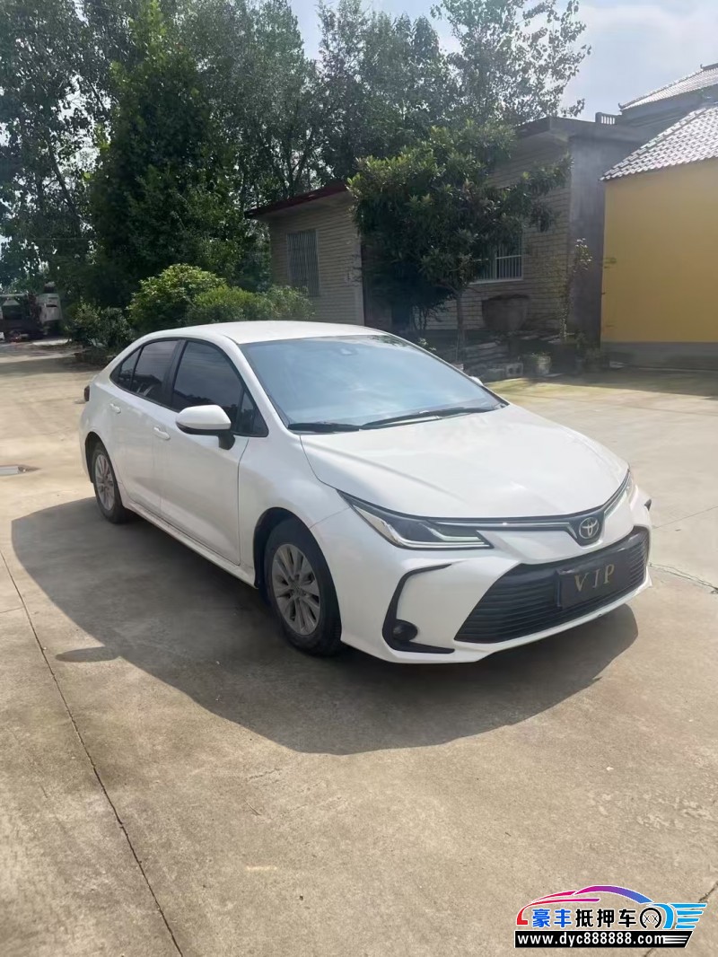 23年丰田卡罗拉轿车抵押车出售