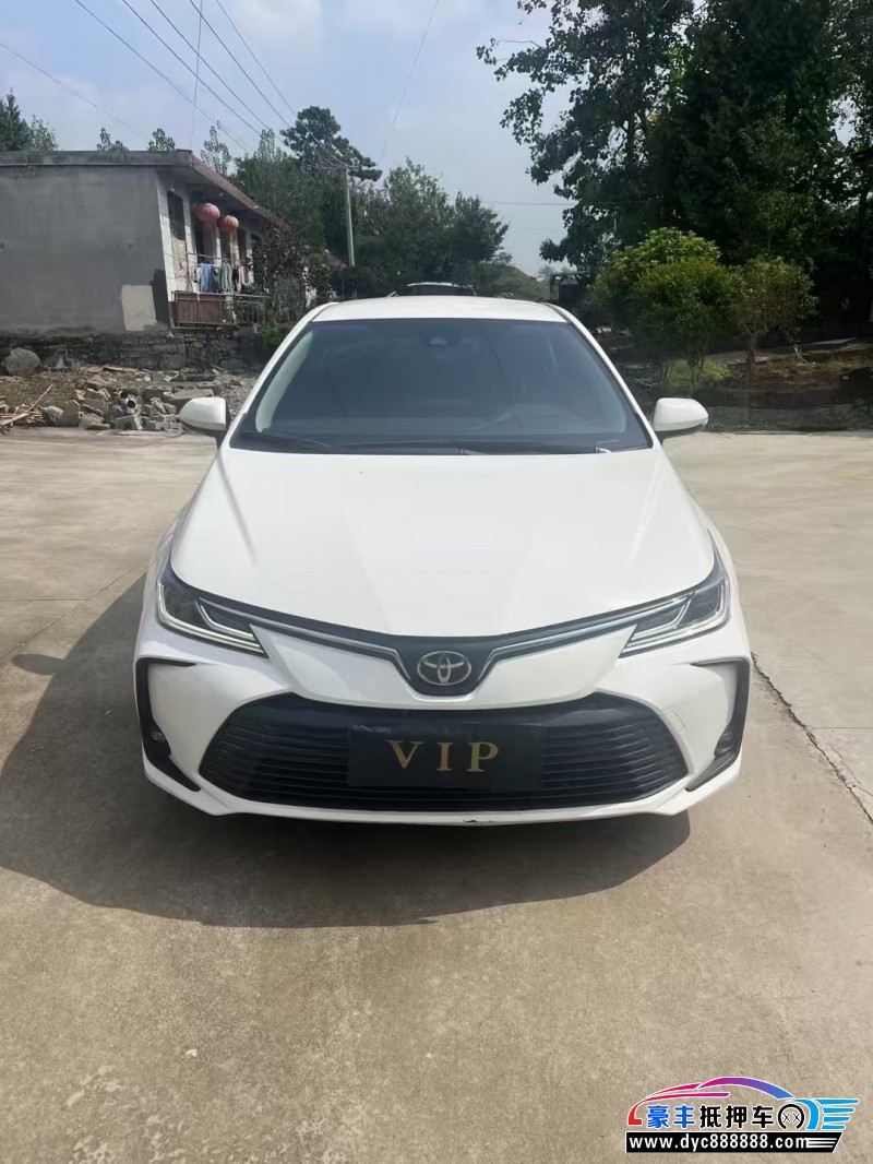 23年丰田卡罗拉轿车抵押车出售