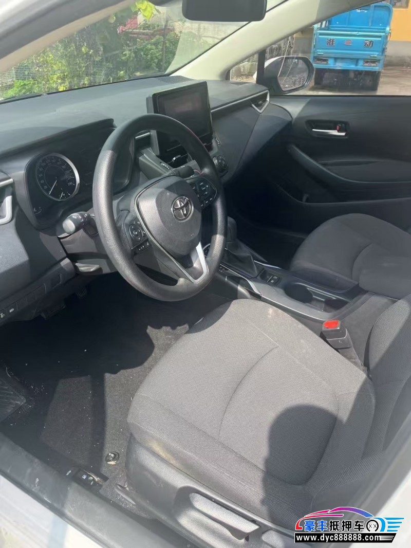 23年丰田卡罗拉轿车抵押车出售