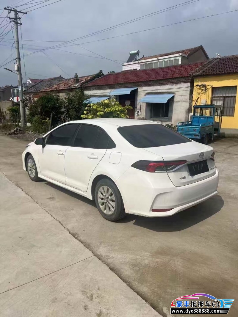 23年丰田卡罗拉轿车抵押车出售