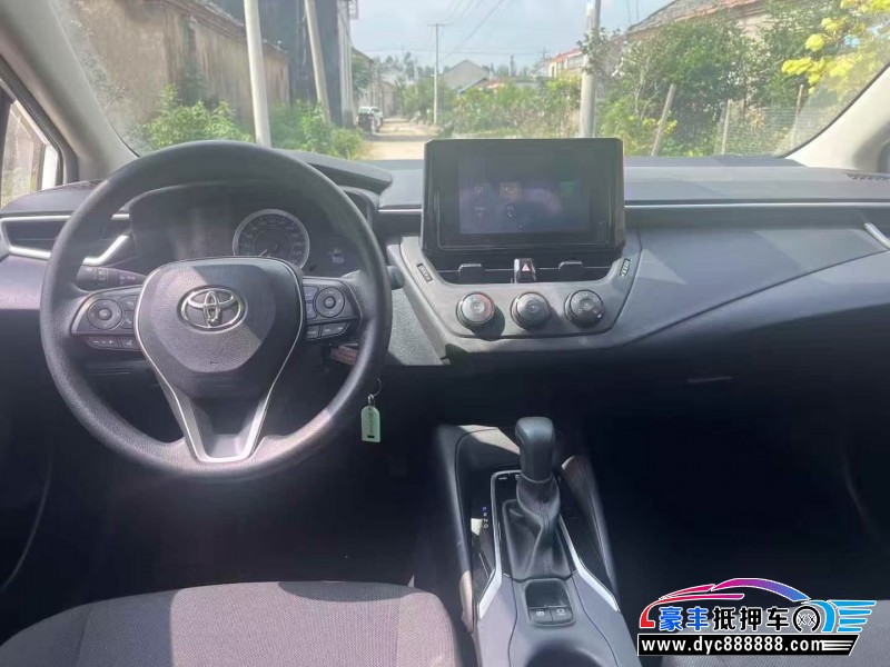 23年丰田卡罗拉轿车抵押车出售