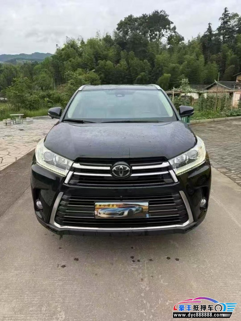 19年丰田汉兰达轿车抵押车出售