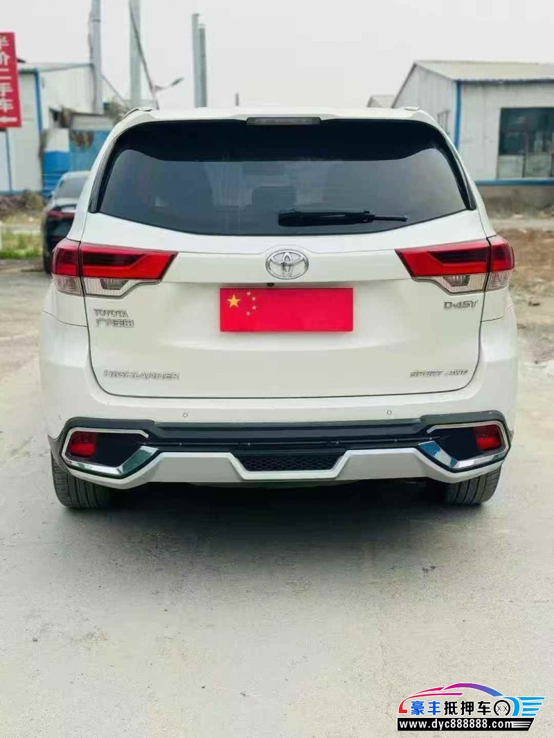 19年丰田汉兰达轿车抵押车出售