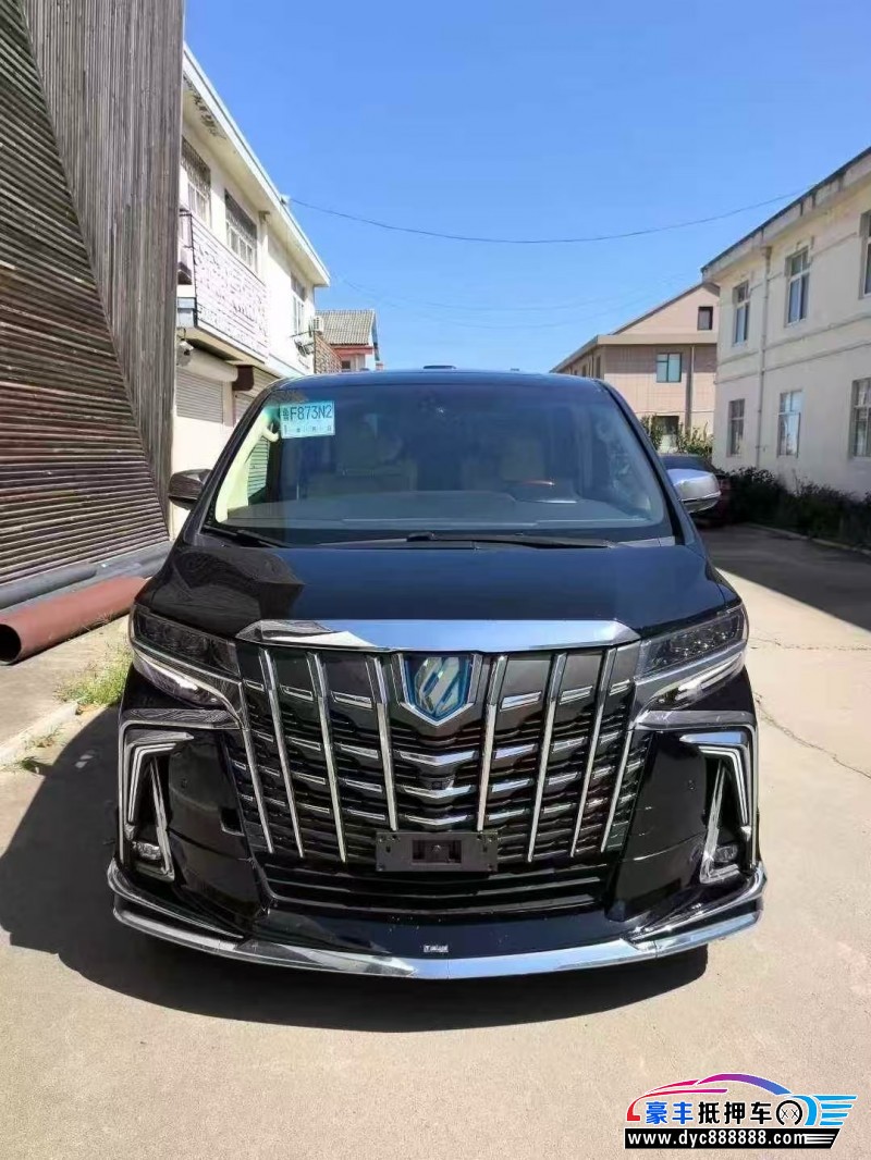 18年丰田埃尔法轿车抵押车出售