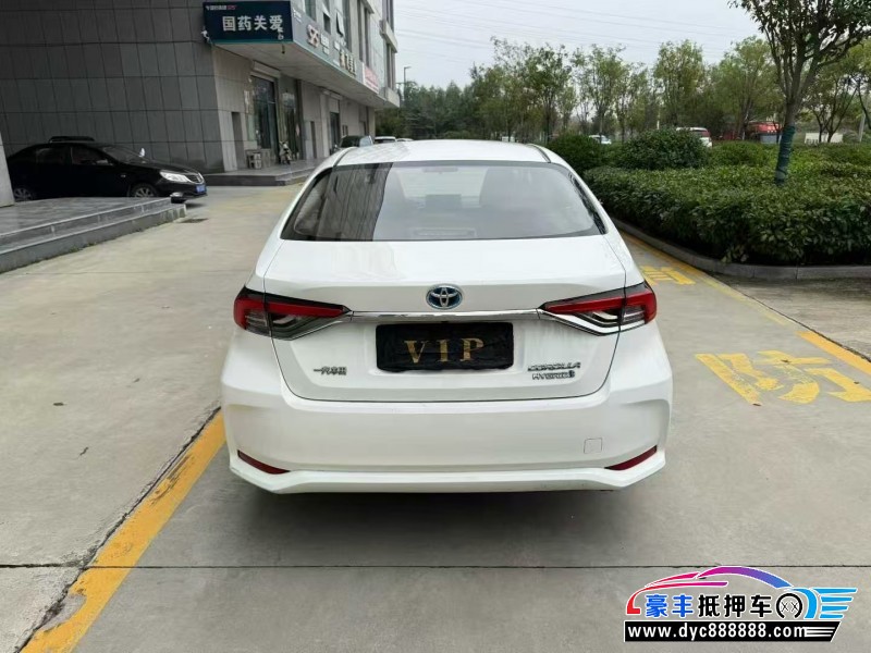 22年丰田卡罗拉轿车抵押车出售