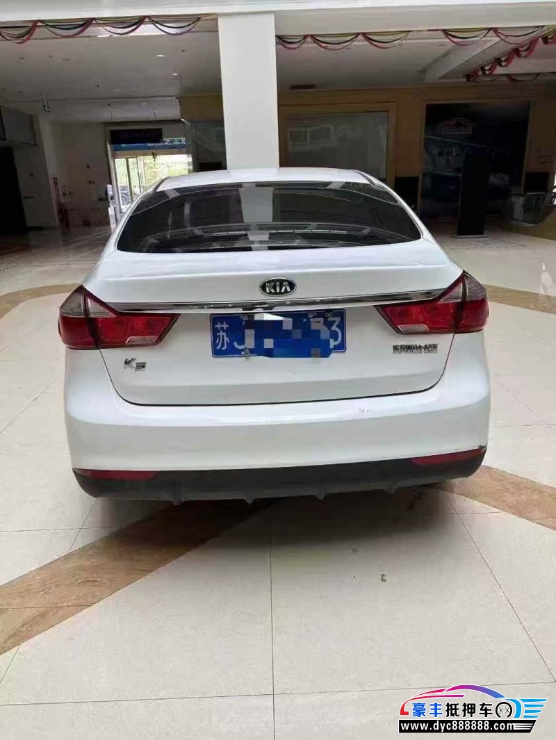 18年起亚K3轿车抵押车出售