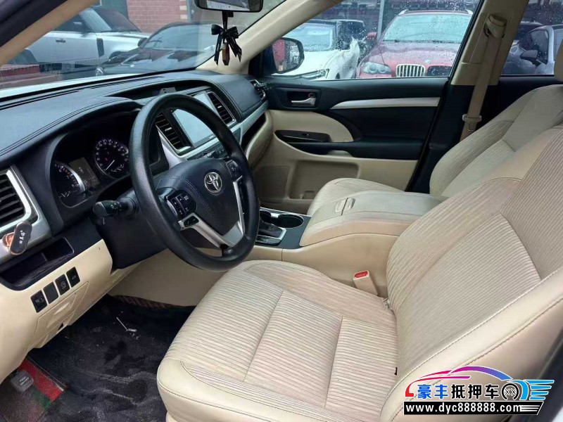 20年丰田汉兰达SUV抵押车出售